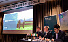 From left, Irish Agriculture Minister Martin Heydon and Bord Bia CEO Jim O’Toole speak at a press conference on expanding Irish food and drink exports, held in Yeouido, western Seoul, on June 9. [BORD BIA]