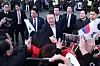President Yoon Suk Yeol greets supporters as he arrives in front of the presidential residence in Hannam-dong, Yongsan District, central Seoul, on March 8. He was released from the Seoul Detention Center in Uiwang, Gyeonggi, 52 days after he was first taken into custody. [NEWS1]