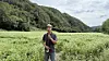 Menge Village's operator Park Sung-ho in his wheat field [WOO JI-WON]