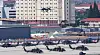 A General Atomics MQ-1C Gray Eagle unmanned aerial vehicle takes off from Camp Humphreys in Pyeongtaek, Gyeonggi, on Monday, the first day of the joint Ulchi Freedom Shield exercise by the South Korean and U.S. militaries. [YONHAP]