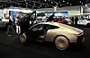 Tesla's Cybercab robotaxi is displayed during the AutoMobility LA 2024 auto show at the Los Angeles Convention Center in Los Angeles on Nov. 21, 2024. [AFP/YONHAP]