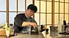 A mixologist at Zanzan creates a cocktail using Andong soju. [WOO JI-WON]