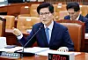 Labor Minister Kim Moon-soo speaks during a confirmation hearing at the National Assembly in Yeouido, western Seoul, on Aug 26, 2024. [NEWS1]