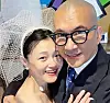 Late Taiwanese actor Barbie Hsu, left, with her husband, singer and DJ Koo Jun-yup [SCREEN CAPTURE]