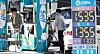 The prices of gasoline and diesel are displayed at a gas station in Seoul on Sept. 29. The decline in fuel prices led the overall slowdown in inflation in September. The consumer price index rose 1.6 percent on year last month, Statistics Korea said Wednesday. [NEWS1]