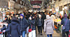 People shop at a traditional market in Seoul on Jan. 27, ahead of the Lunar New Year holiday. [YONHAP]