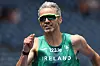 Ireland's Thomas Barr competes in the men's 400m hurdles during the European Athletics Championships in Rome on June 9. [AFP/YONHAP]