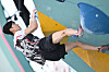 Lee Do-hyun competes in the boulder semifinal at the Paris Olympics in Le Bourget, France on Monday. [JOINT PRESS CORPS]