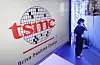 This photo shows the logo of Taiwan Semiconductor Manufacturing Company (TSMC) during the Taiwan Innotech Expo at the World Trade Center in Taipei on Oct. 14, 2022. [AP/YONHAP]