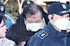 Jeon Seong-bae, a shaman, arrives at the Seoul Southern District Court on Thursday to attend his arrest warrant hearing. [NEWS1]