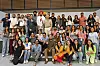 Hyundai Motor Group Executive Chair Euisun Chung poses for a photo with employees of the company's Indian subsidiary after a town hall meeting on April 23. [HYUNDAI MOTOR]