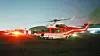 A Surion helicopter deployed to extinguish the Mount Hamji wildfire in Daegu is seen on April 28. [NEWS1]