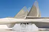 The exterior of the Zayed National Museum, designed by Foster + Partners, in the United Arab Emirates [ZAYED NATIONAL MUSEUM]