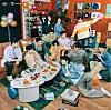 A promotional picture of the collaboration between boy band Seventeen and K-food conglomerate CJ CheilJedang's Bibigo brand [CJ CHEILJEDANG]