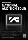 The official poster for YG Entertainment's nationwide audition series “YG National Audition Tour″ [YG ENTERTAINMENT]
