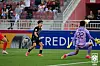 Eom Ji-sung, left, shoots during a match against China during the U-23 Asian Cup in Doha, Qatar on April 19. [KFA]