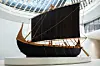 A Bronze Age Magan boat displayed on the first floor of the Zayed National Museum [ZAYED NATIONAL MUSEUM]