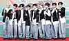 Boy band Cravity poses on the red carpet for SBS Gayo Daejeon at the Inspire Arena in Incheon on Dec. 25, 2024. [NEWS1]