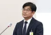 Former prosecutor Chung Sun-sin speaks during the National Assembly's Education Committee on Oct. 11, 2023, to testify during a parliamentary audit of the Ministry of Education and affiliated agencies. He faced questioning over allegations that he improperly intervened in a school bullying case involving his son. [NEWS1]