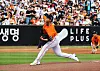 Hanwha Eagles pitcher Moon Dong-ju pitches during the KBO game against the Lotte Giants at Daejeon Hanwha Life Ballpark in Daejeon on May 25. [YONHAP]