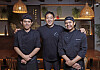 Owner Chae Soo-kwang, center, poses with chefs at The Makan, a Malaysian restaurant in Songpa District, southern Seoul. [PARK SANG-MOON]