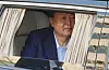 Former President Yoon Suk Yeol is seen leaving the presidential residence in Hannam-dong, Yongsan, on April 11. [JOINT PRESS CORPS]