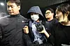The Siheung stabbing spree perpetrator, Che Zhenan, is arrested and brought to Siheung Police Precinct in Siheung, Gyeonggi on May 19. [YONHAP]