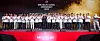 All chefs from 40 establishments across Seoul and Busan who were awarded one or more stars pose with Managing Director of Michelin Korea Jerome Vincon, center, during the Michelin Guide Seoul & Busan 2025 ceremony at The Westin Josun Seoul in Jung District, central Seoul, on Thursday. [MICHELIN GUIDE]