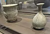 Vessels from the Goryeo Dynasty (918-1392), on loan from Korea's Leeum Museum of Art, displayed at the Louvre Abu Dhabi on Nov. 25 [SHIN HA-NEE]