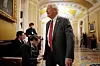 Senate Armed Services Committee Chair Roger Wicker arrives for a Republican luncheon at the U.S. Capitol on Feb. 20, in Washington, DC. [GETTY/AFP/YONHAP]