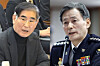 Former Defense Minister Kim Yong-hyun, left, was handed a 30-year prison sentence on Feb. 19. The same day, former National Police Agency Commissioner Cho Ji-ho was sentenced to 12 years behind bars. [JOINT PRESS CORPS, CONSTITUTIONAL COURT OF KOREA]