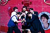 Boy band NCT Wish performs lead track ″Steady″ during a press showcase Tuesday at the Blue Square in central Seoul. [DANIELA GONZALEZ PEREZ]