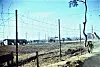 Korean orphans running along the fence of the K-55 air base, where South African forces were stationed, in a photo taken by Sgt. Louw. [SOUTH AFRICAN KOREAN WAR VETERANS ASSOCIATION]