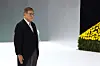 Japanese Prime Minister Shigeru Ishiba stands after giving a speech during the National Memorial Ceremony for the War Dead in Tokyo on Aug. 15, marking the 80th anniversary of the end of World War II. [EPA/YONHAP]