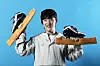 Short track speed skater Rim Jong-un poses for a photo during an interview with the JoongAng Ilbo at the JoongAng Building in western Seoul on May 7. [JOONGANG ILBO]