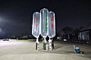 Members of the Family Assembly Abducted to North Korea prepares to launch eight leaflet balloons toward the North on April 27 in Paju, Gyeonggi. [FAMILY ASSEMBLY ABDUCTED TO NORTH KOREA]