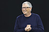 Microsoft co-founder and former CEO Bill Gates speaks during a 50th Anniversary celebration event at Microsoft headquarters in Redmond, Washington, on April 4. [AP/YONHAP]