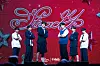 Boy band NCT Wish performs lead track ″Steady″ during a press showcase Tuesday at the Blue Square in central Seoul. [DANIELA GONZALEZ PEREZ]