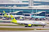 A Jin Air airplane is seen at the Incheon International Airport on July 13. [YONHAP]