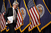 U.S. Federal Reserve Chairman Jerome Powell walks from a news conference in Washington on May 3, 2023, following the Federal Open Market Committee meeting. [AP/YONHAP]