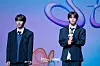 Boy band NCT Wish answers reporters’ questions during a press showcase Tuesday at the Blue Square in central Seoul. [DANIELA GONZALEZ PEREZ]