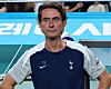 Tottenham Hotspur head coach Thomas Frank awaits the start of his club's preseason match against Newcastle United at Seoul World Cup Stadium in Seoul on Aug. 3. [YONHAP]