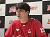 Landers pitcher Kim Kwang-hyun attends a press conference at the SSG Landers Field in Incheon on June 13. [NEWS1]