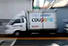 A Coupang delivery truck is parked at the company's logistics center in Seoul on Dec. 7. [NEWS1]