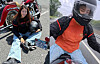 Pictures of actor Lee Si-young's long-distance motorcycle tour posted on her Instagram account on Aug. 1 [SCREEN CAPTURE]