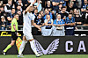 KRC Genk Oh Hyeon-gyu celebrates scoring during a Belgian Pro League match against Club Brugge at Jan Breydel Stadium in Bruges, Belgium, on July 27. [AFP/YONHAP]