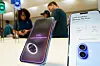 Apple iPhone 16 models are on display at an Apple Store in New York on Sept. 20, 2024. [AFP/YONHAP]
