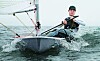 Korean sailor Ha Jee-min poses in Busan on July 8.  [JOONGANG ILBO]