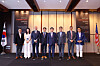 Attendees at the American Chamber of Commerce in Korea's (Amcham) first cybersecurity seminar, held under the theme ″Cybersecurity as National Security: Global Trends & Industry Lessons,″ pose for a photo during the event at the Grand Hyatt Seoul in central Seoul on July 16. [AMERICAN CHAMBER OF COMMERCE IN KOREA]