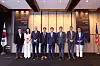 Attendees at the American Chamber of Commerce in Korea's (Amcham) first cybersecurity seminar, held under the theme ″Cybersecurity as National Security: Global Trends & Industry Lessons,″ pose for a photo during the event at the Grand Hyatt Seoul in central Seoul on July 16. [AMERICAN CHAMBER OF COMMERCE IN KOREA]